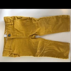 12-18 mo Mustard yellow Baby Gap Jeans